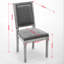 Ensemble de 2 chaises French Decor (table de salle à manger non incluse)-2132176289