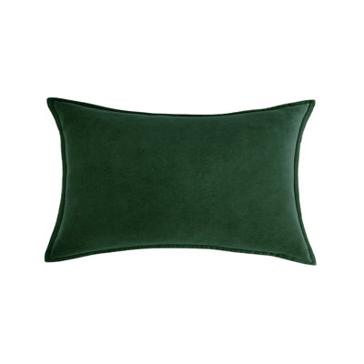 (Covers With Inserts) Set of 2 Rectangular Solid Colors With Lining Throw Pillows