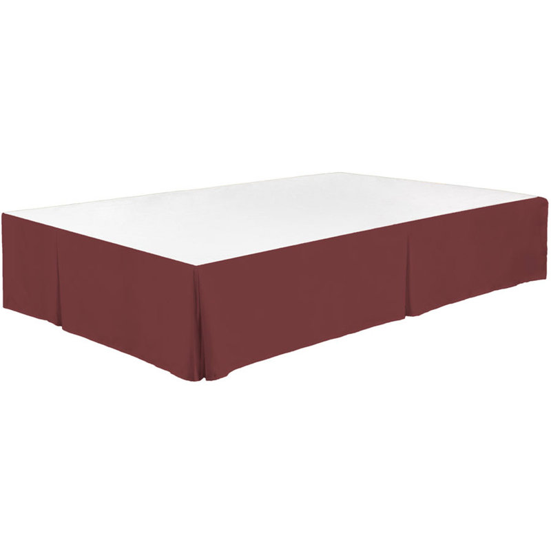 Jupe de lit Bedskirt 5, Double, Bourgogne