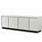Reine 70.5"W White Finish TV Stand with Drawers