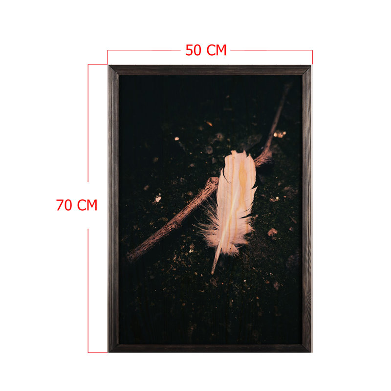 Anonymous - Single Picture Frame Painting on Wood, 70cm H x 50cm W x 1.5cm D