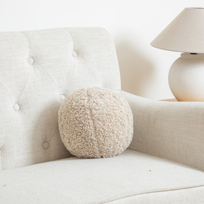 Coussin en velours réversible French Boucle Poodle
