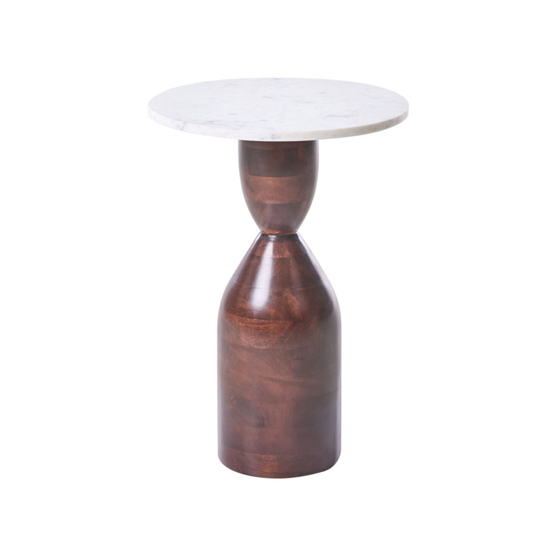 Pedestal End Table