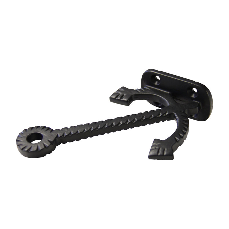 Iron Wall Wall Hook, Black
