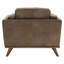 Fauteuil en cuir véritable Allotey