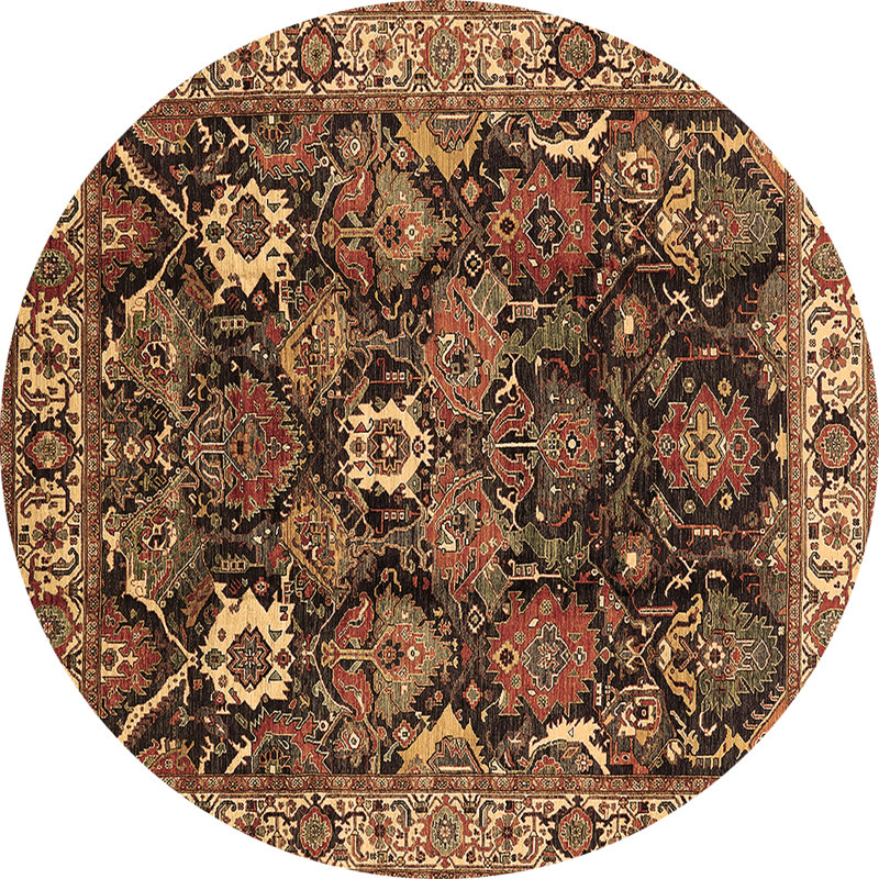 Hansraj Performance Oriental Indoor Rug, Round 3'