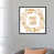 Toile avec cadre gris