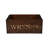 Merlot Rustic Iron Tray, Set of 3