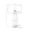 Harkeem Lolita 57Cm Glass Table Lamp-19334427
