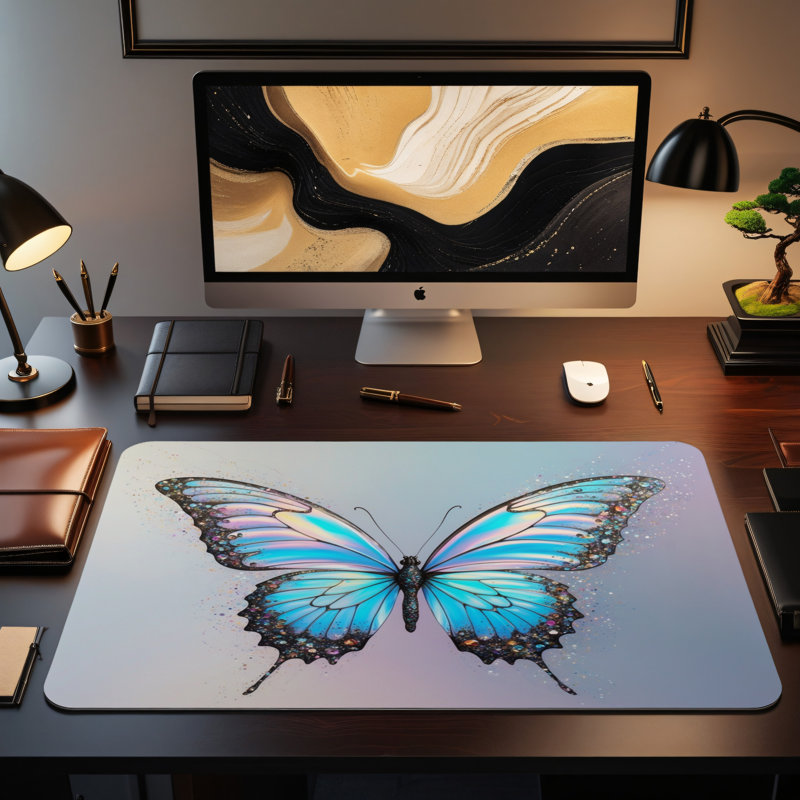 Polyester Desk Pad, 31.5x15.5