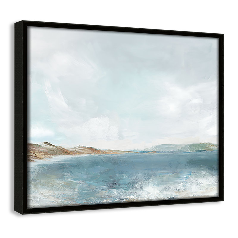 Echoes in Blue - Landscape Version Print par PI Studio, H 9,5 po x l 11,5 po, Espresso