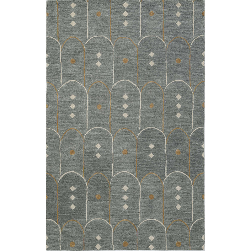 Hand Tufted Wool Loryanna Rug, Rectangle 8'9" x 11'9"