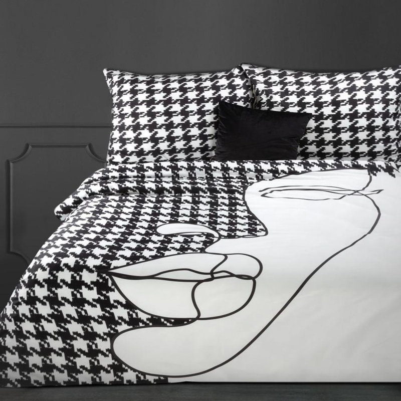 Folch Geometric Shapes Duvet Cover with Pillowcases, Single - 1 Standard Pillowcase