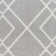 Dijone Geometric Machine Made Power Loom Wool/Polyester Area Rug in Gray