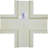 Inner Cross Intersection for 8" Deluxe Coffered Ceiling System (Kit)
