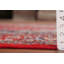 Tapis turc géométrique traditionnel rouge 6 x 10