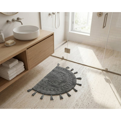 Abinash 100% Cotton Bath Rug
