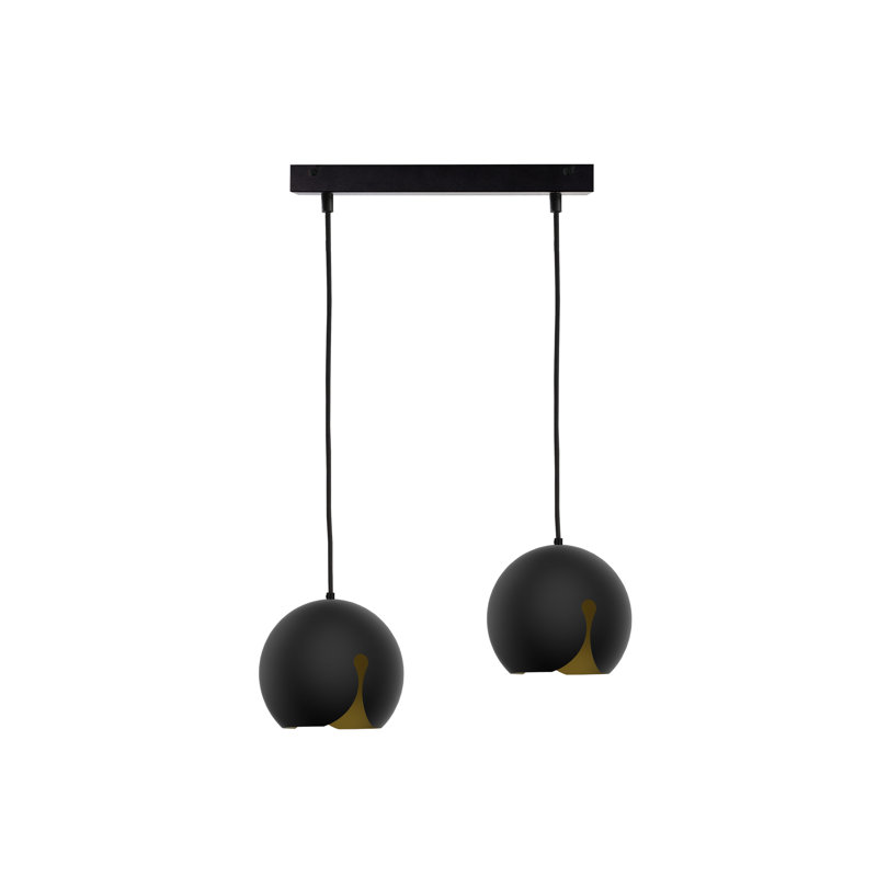 Berneita 2 - Light Kitchen Island Pendant, Black