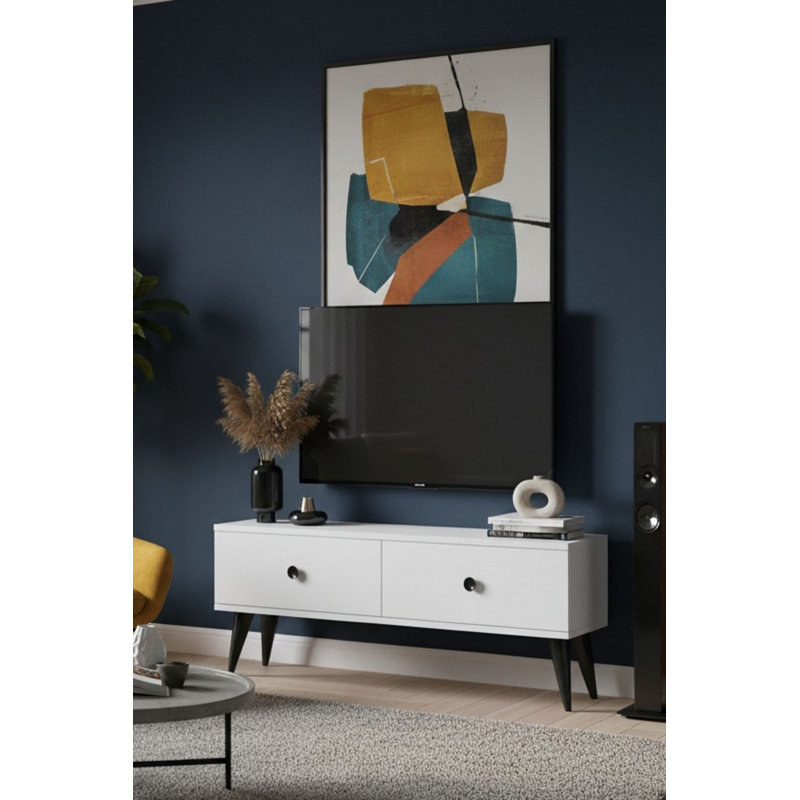 Meuble télé, Blanc