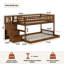 Malibu Wood Low Staircase Bunk Bed-133034547-133034548