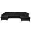 Avais Leather Large Corner Sofa in U-form-637563623-637563624-637563621
