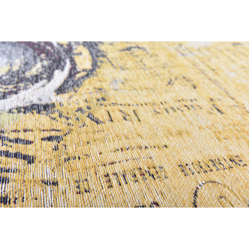 Cosima Abstract Area Rug, Round 100cm