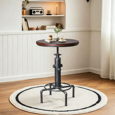 Table bistro industrielle 32,28 à 36,22 po