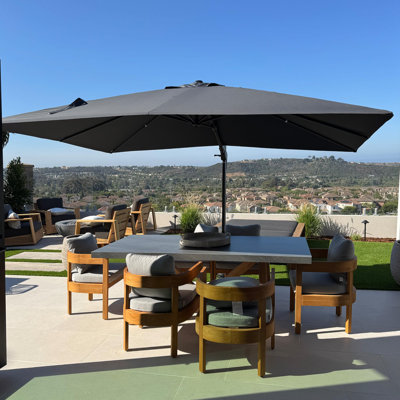 274cm X 365cm Rectangular Cantilever Parasol