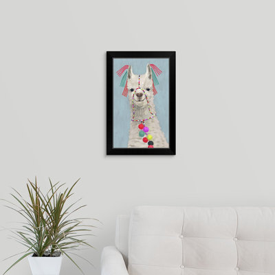 Novogratz’pom pom llama ii', reproduction d’art encadrée