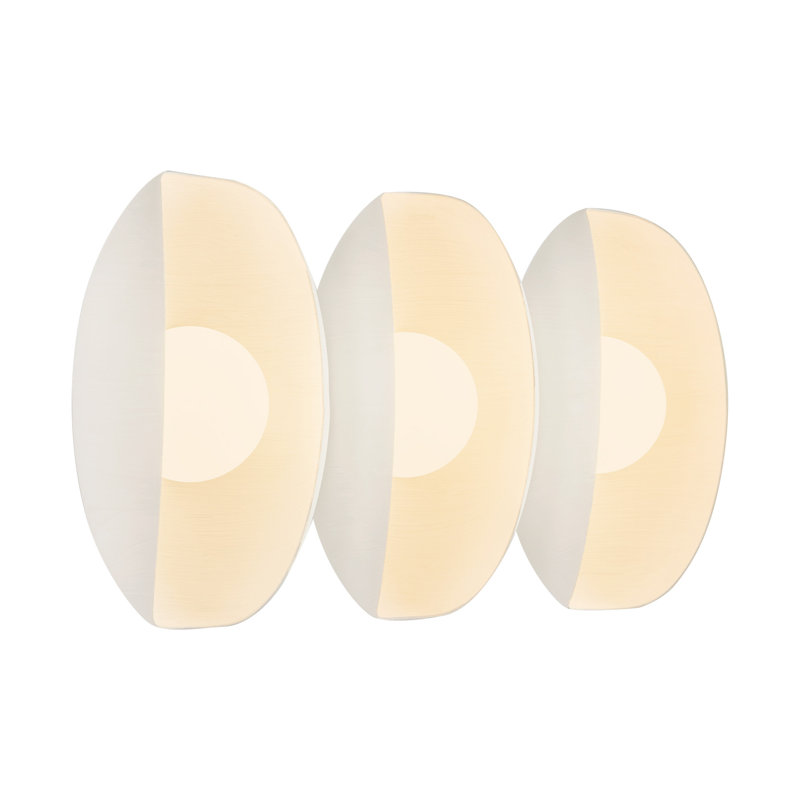 Cortez 16-in White dimmable LED Bathroom Vanity Light, White
