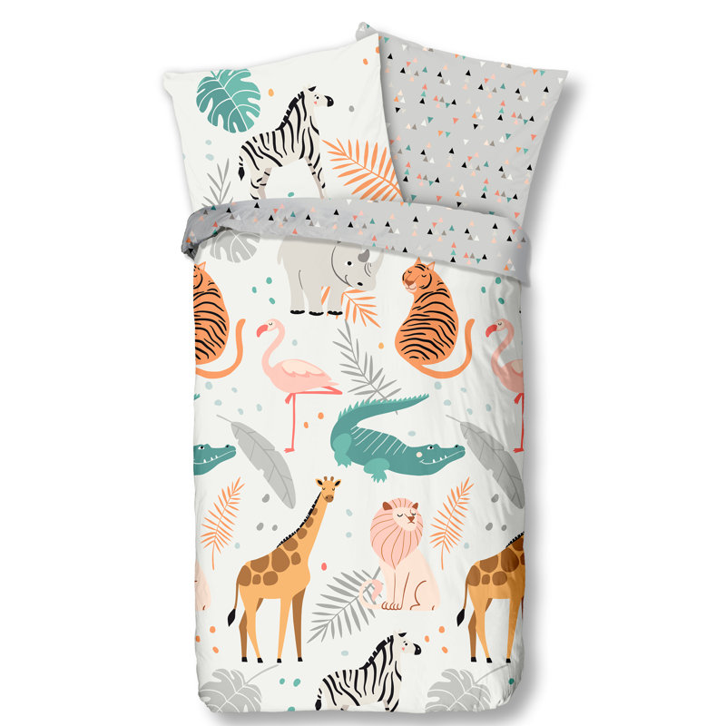 Animal Print Duvet Cover Set with Pillowcases