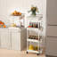 104.4cm H x 33cm W Cart with Wheels-403048072
