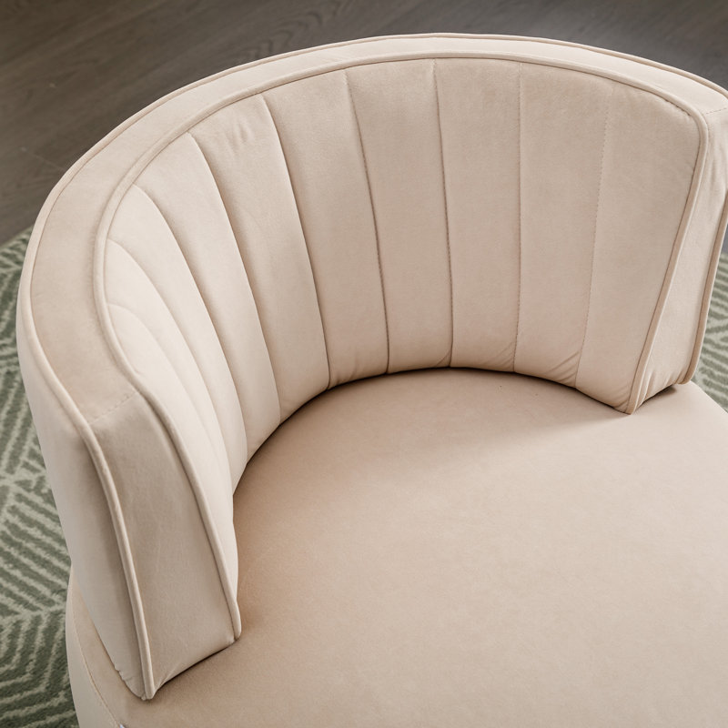 Tabouret de coiffeuse 25,2 po, Beige
