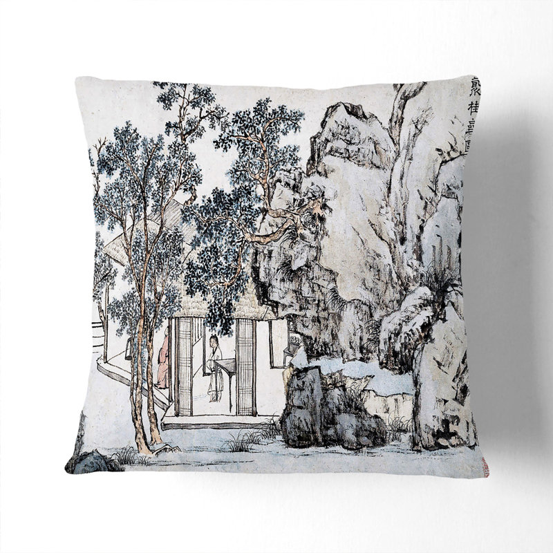 Square Throw Cushion, 55cm H x 55cm W x 20cm D