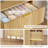 Fluted Dresser for Bedroom, Wooden Closet Clothes Storage Organizer for Living Room, Hallway-920766487