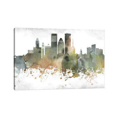 " Baltimore Skyline " by WallDecorAddict