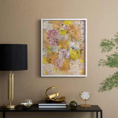 Vintage Floral Print CXXXIII Framed Print - Solid Wood