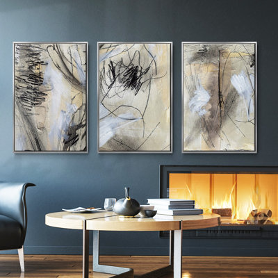 " Masked Notes VI " 3 - Pieces
