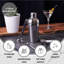 Ensemble de 4 outils de bar en acier inoxydable