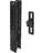 Sliding Glass Patio Door Handle Set, Flush Mount, Non-Keyed, 6-5/8" Screw Holes-100206883