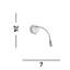 Benavides Mild Steel LED Spotlight-99062145