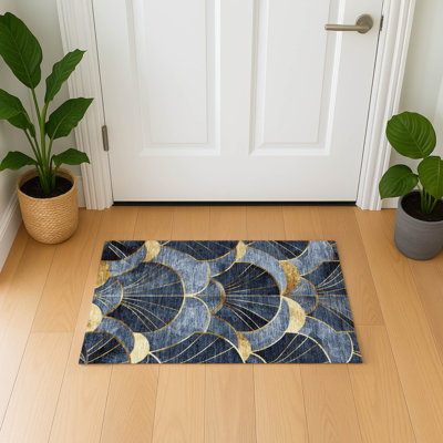 Premium Machine Washable Mayfield AMF2221 floral Rug