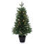 Sapin de Noël artificiel en pot pré-illuminé de 90 cm