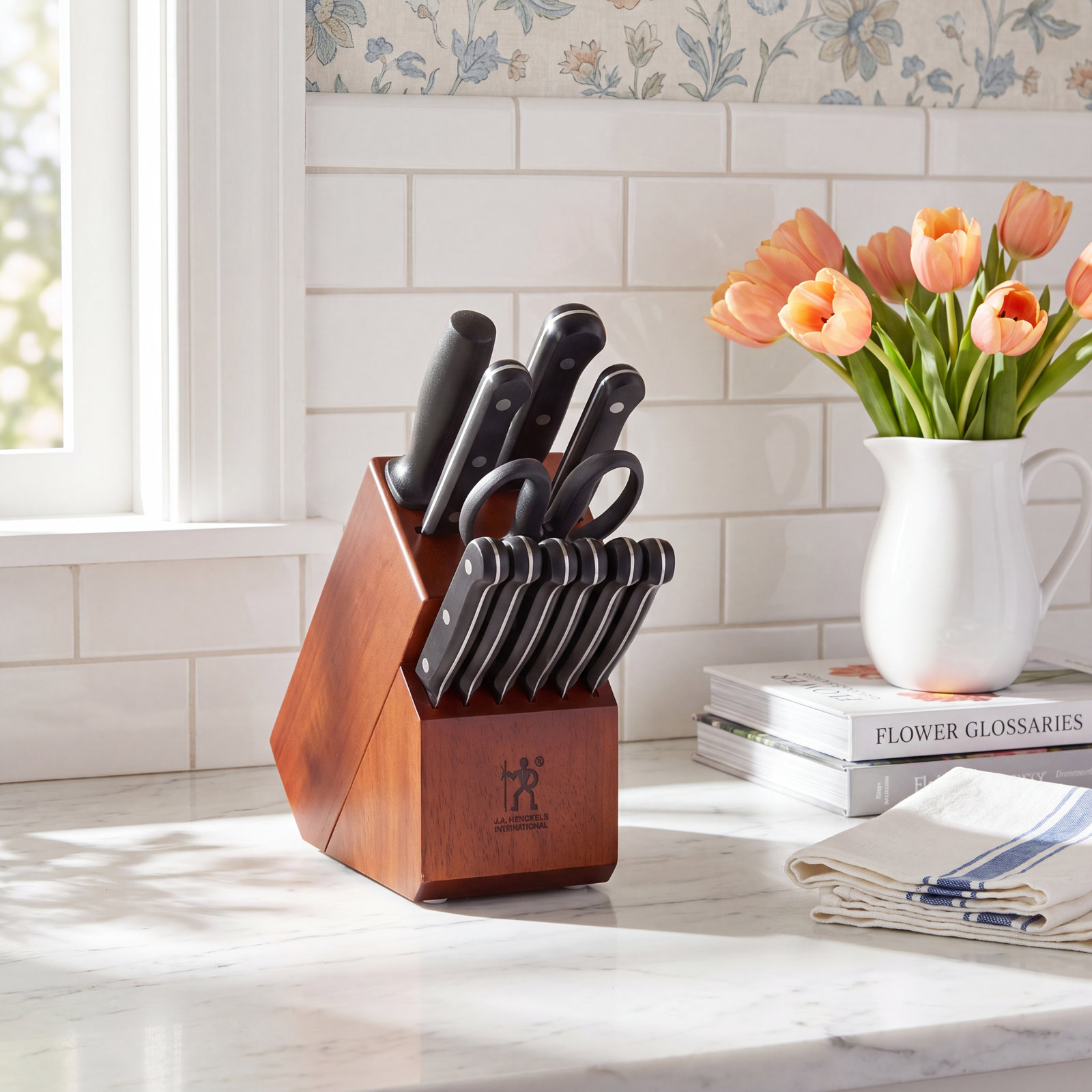 HENCKELS Solution 12-Piece Knife Block Set