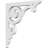 5/8"W X 10"D X 10"H Kendall Architectural Grade PVC Bracket-28668479-127371546-130695529