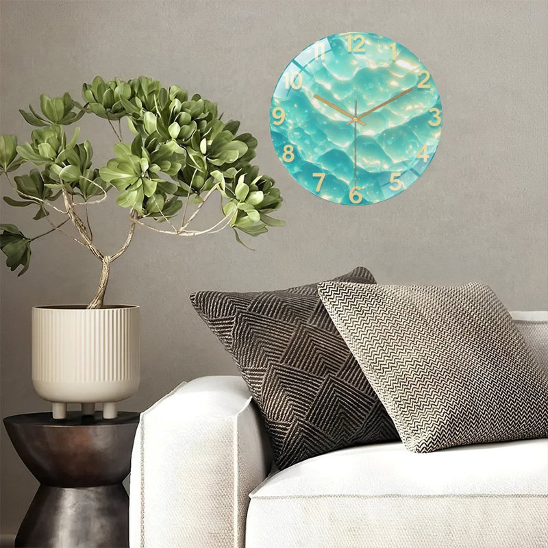 Horloge murale avec horloge murale 12 po