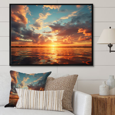 " Blue Orange Sky Reverie "