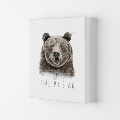 Ring My Bear 1 Piece Wall Art
