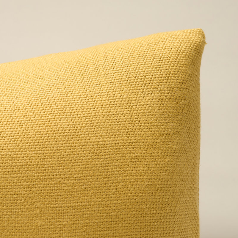 Franc Linen  Lumbar Pillow, 12"H x 16"W, Rectangular, Orange