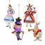Noble Gems™ 4 Piece Alice in Wonderland Hanging Figurine Ornament Set